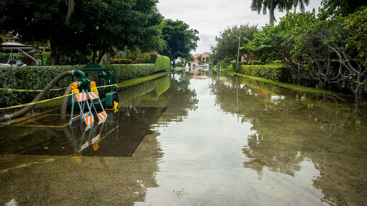 Hollywood, Florida during a high tide. September 2015. Hollywood, Florida during a high tide. September 2015.
